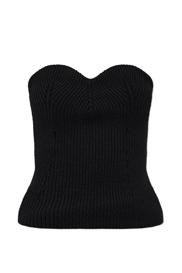 Wool off-the-shoulder top od JIL SANDER