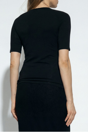 JIL SANDER Top with a round neckline
