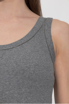 Fabiana Filippi Top mit glänzenden Pailletten