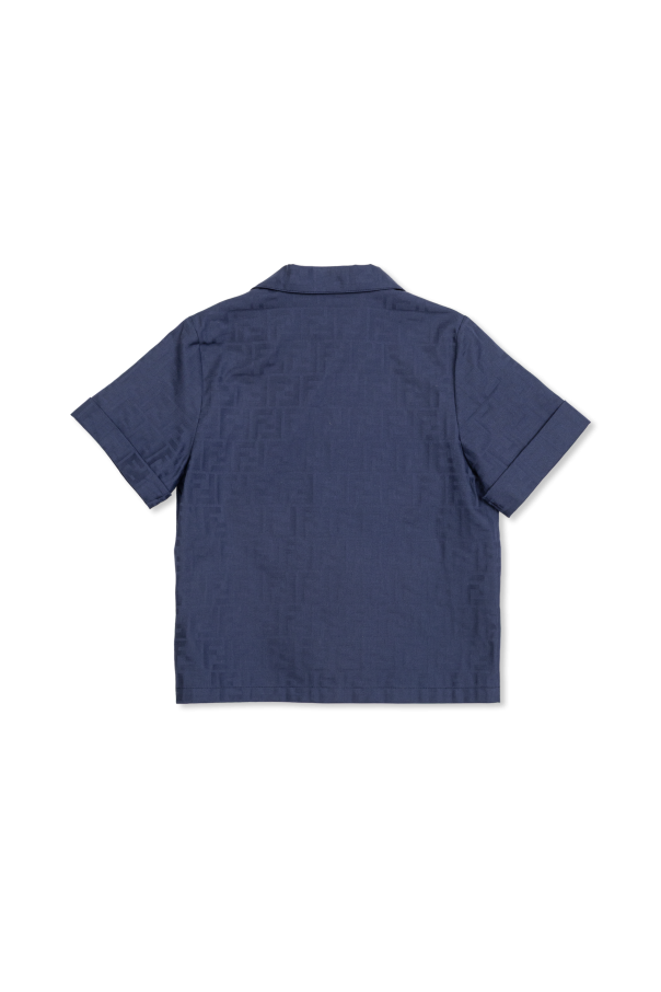 Fendi Kids Hemd mit Logo
