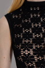 JIL SANDER Sleeveless openwork top