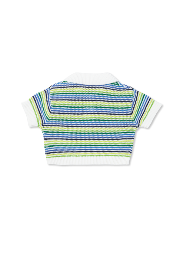 Casablanca Kids Polo con parche con logo