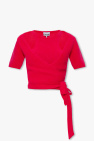 Ganni Wrap top