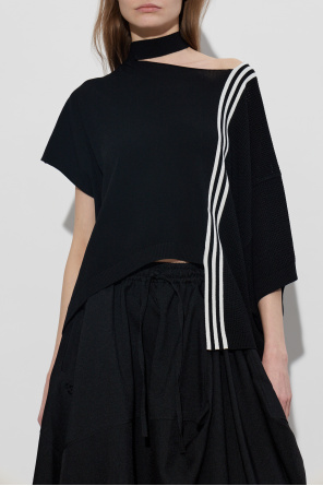 Y-3 Asymmetrical cut top