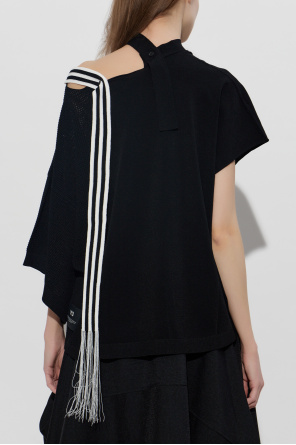 Y-3 Asymmetrical cut top