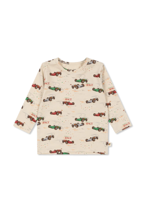 Sweatshirt with car print