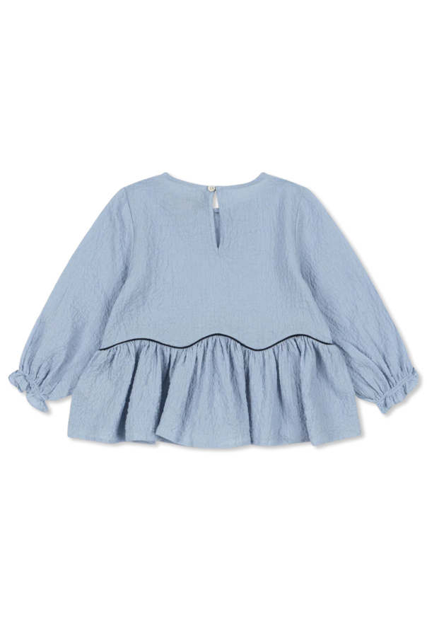 Konges Sløjd Top made of ruched fabric