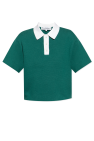 JW Anderson GREEN Polo with cashmere finish