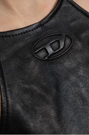 Diesel Top de couro ‘L-LUVY’