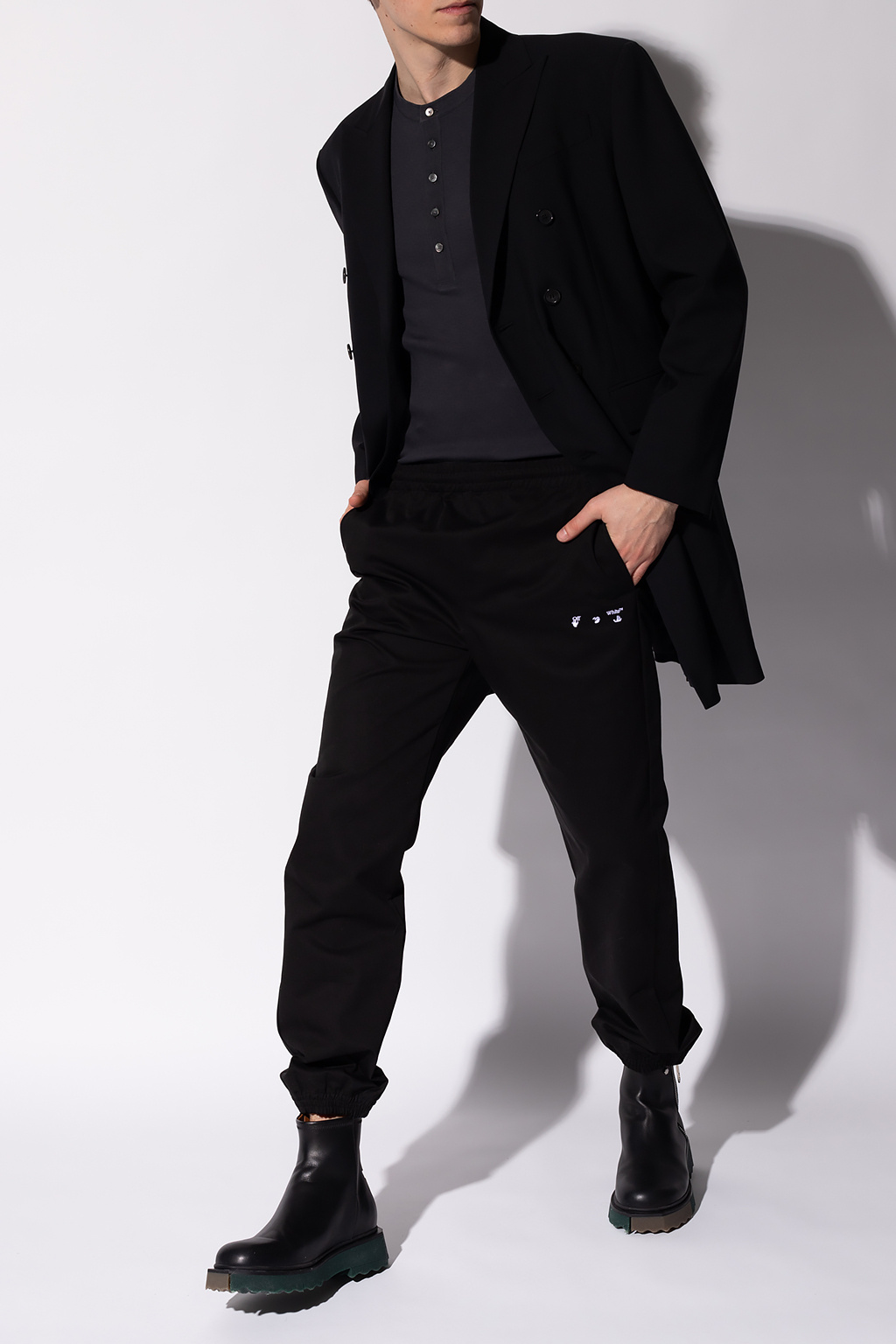 Theory Long-sleeved henley shirt | Men 