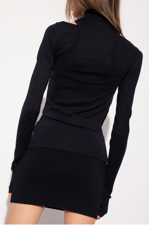 Helmut Lang Top with mock neck