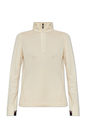 Cream MONCLER GRENOBLE PERFORMANCE & STYLE Sweater