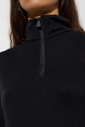 Moncler Grenoble Top térmico negro MONCLER GRENOBLE PERFORMANCE & STYLE