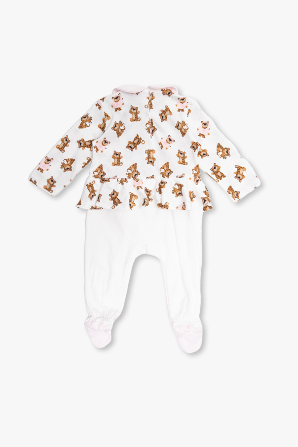 Dolce & Gabbana Kids Babygrow with animal motif