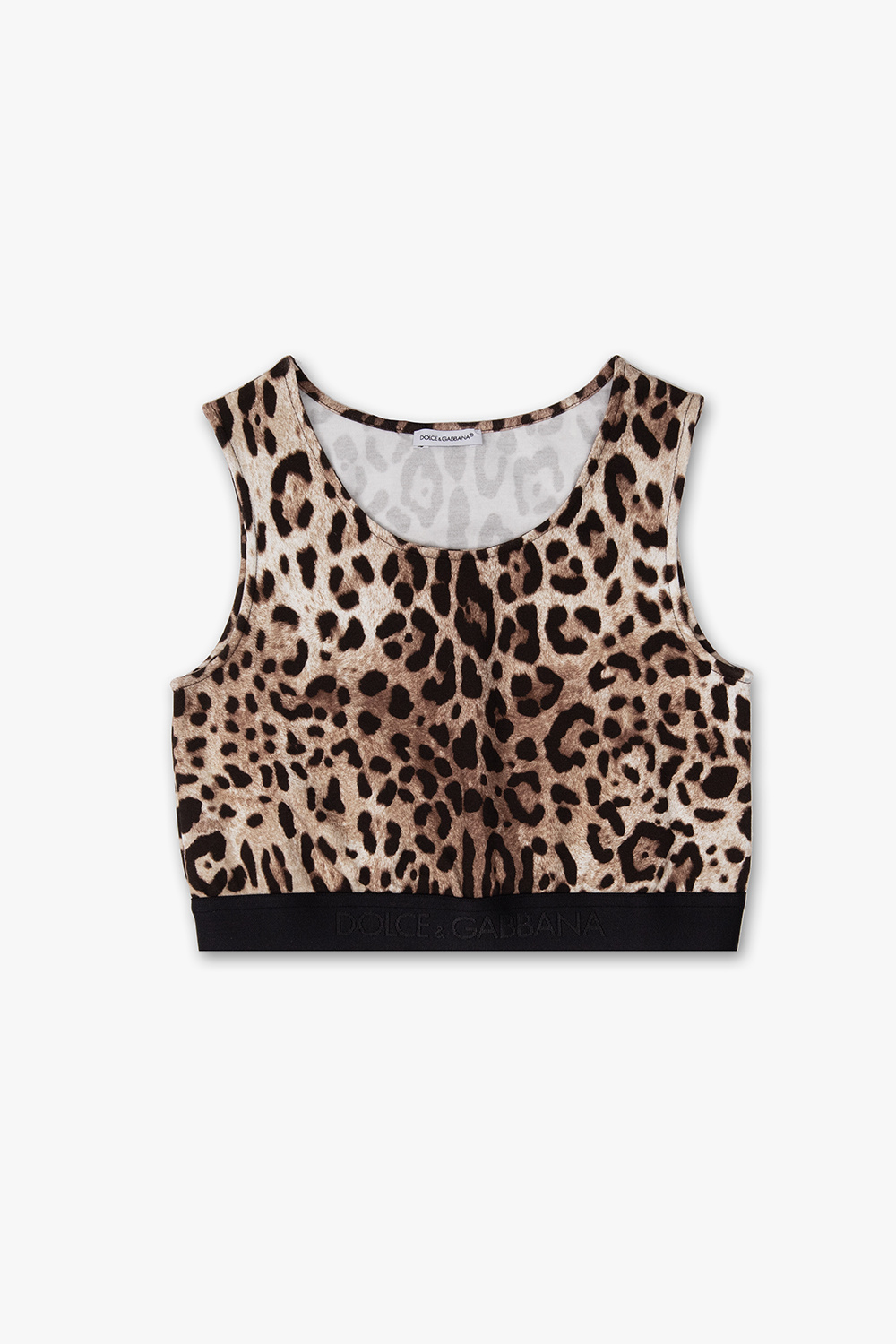 Dolce & Gabbana Kids 2 pack tank top Grey Top with animal pattern