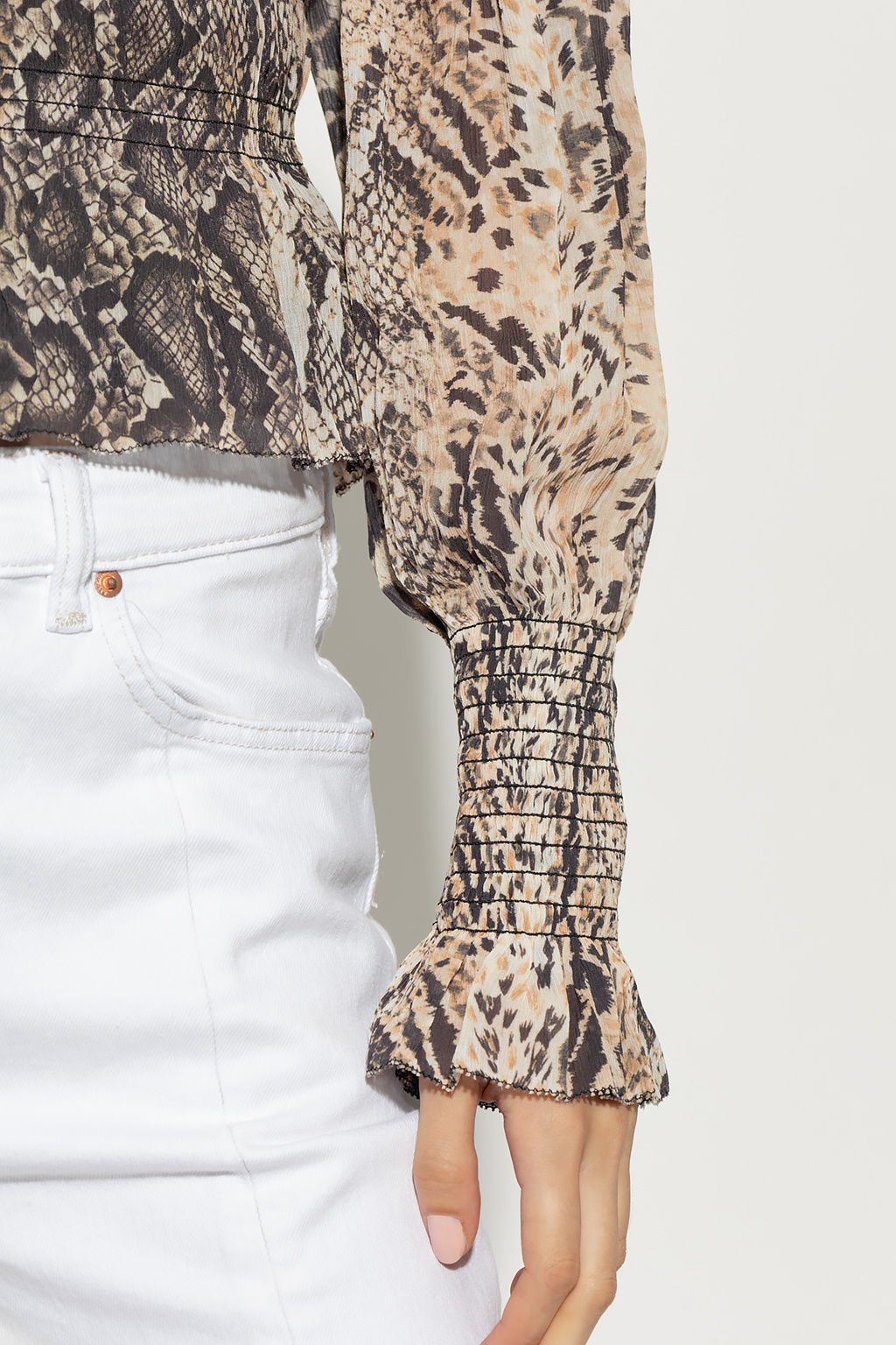 AllSaints ‘Lara’ top with animal motif