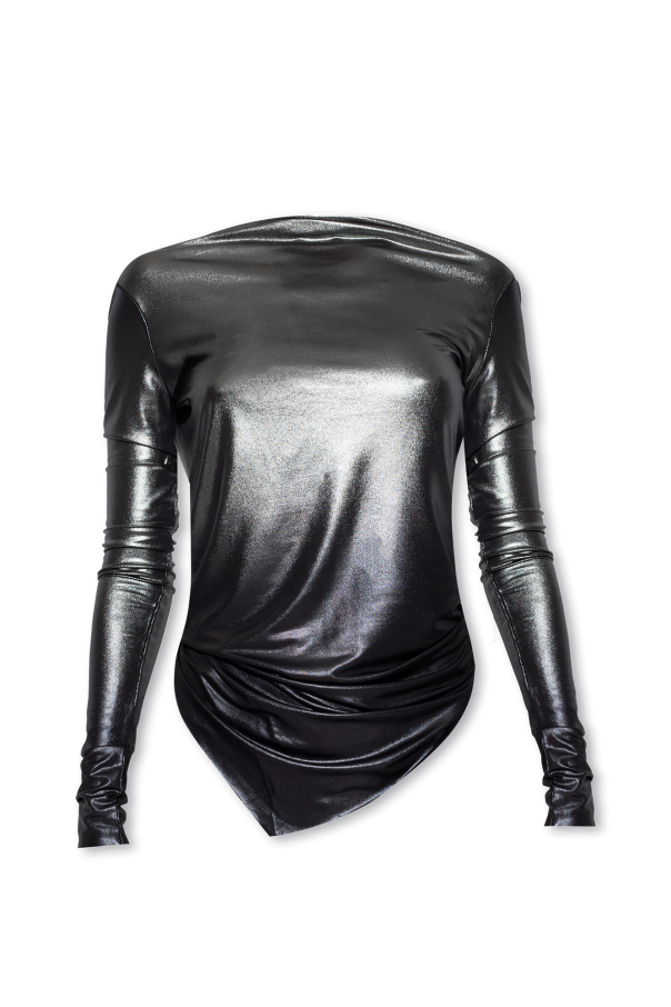‘eva’ top od leather-crafted version that is not always as classic as it might