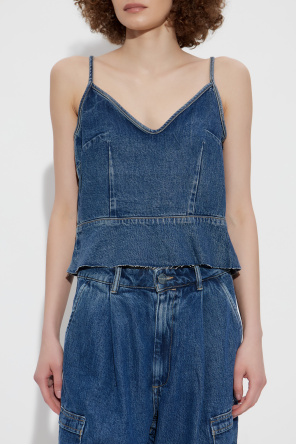 AllSaints Denim top `Lilah`