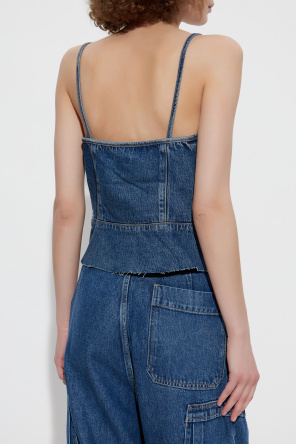 AllSaints Denim top `Lilah`