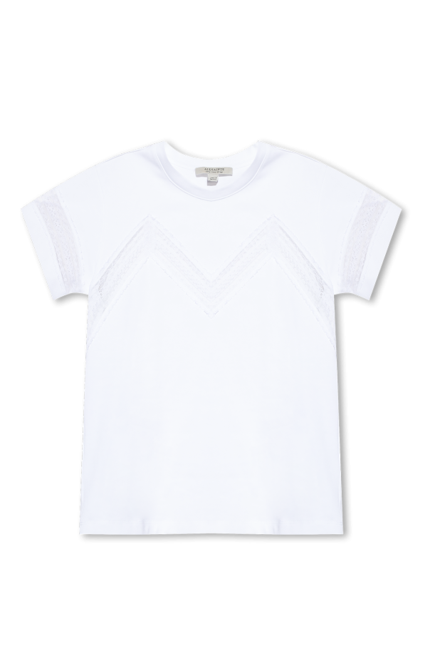 AllSaints ‘Lina’ lace-trimmed T-shirt