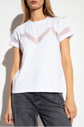 AllSaints ‘Lina’ lace-trimmed T-shirt