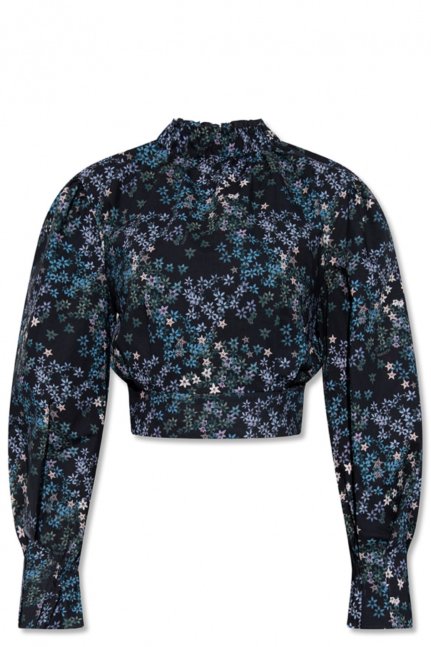 AllSaints ‘Luna’ top with floral motif