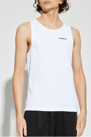 Casablanca Geripptes Top mit Logo