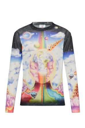 Transparent long-sleeve T-shirt