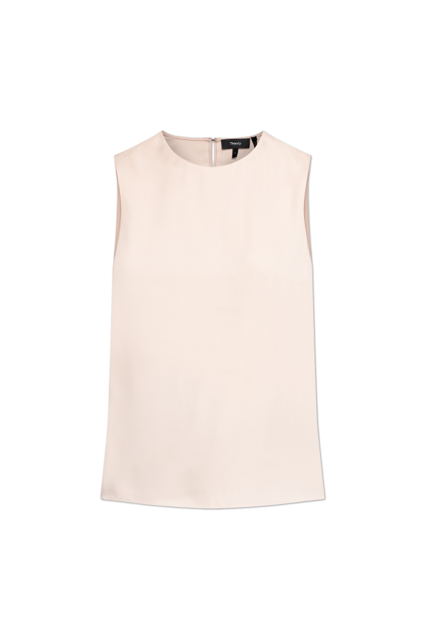 Theory Sleeveless silk top