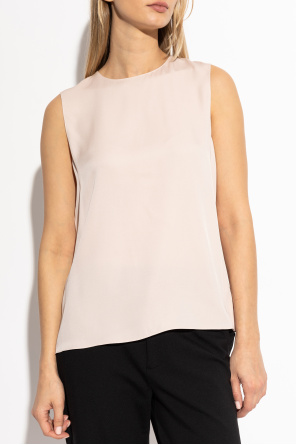 Theory Sleeveless silk top