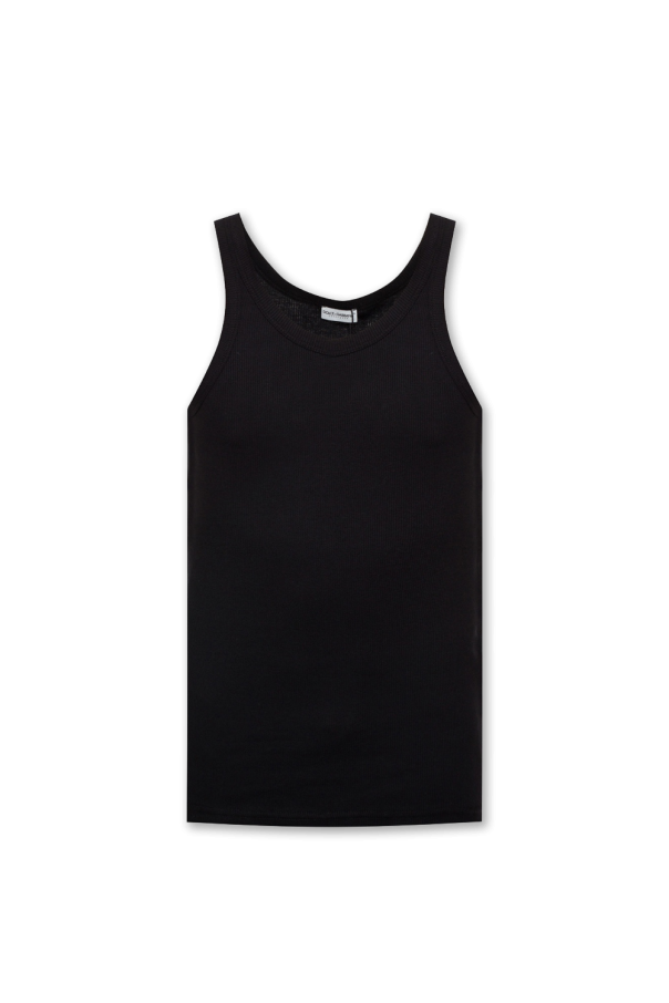 Dolce & Gabbana Kids side stripe jeans Black Sleeveless T-shirt