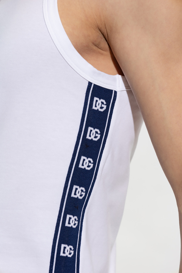 Dolce logo-plaque & Gabbana Sleeveless T-shirt