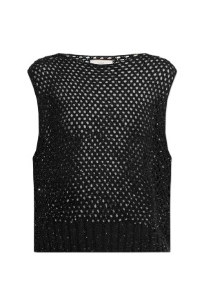 Top con lentejuelas brillantes