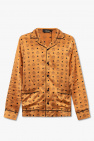 MCM BROWN Silk pyjama top