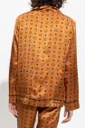 MCM BROWN Silk pyjama top