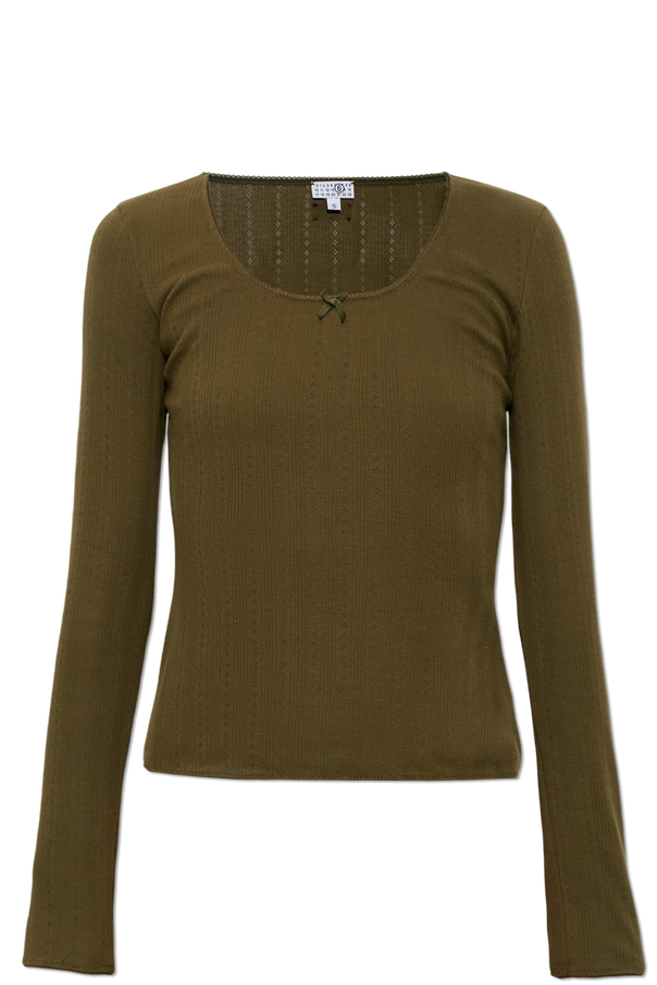 Long-sleeved lingerie top od MM6 Maison Margiela