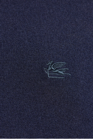 Etro Polo de lana de manga larga
