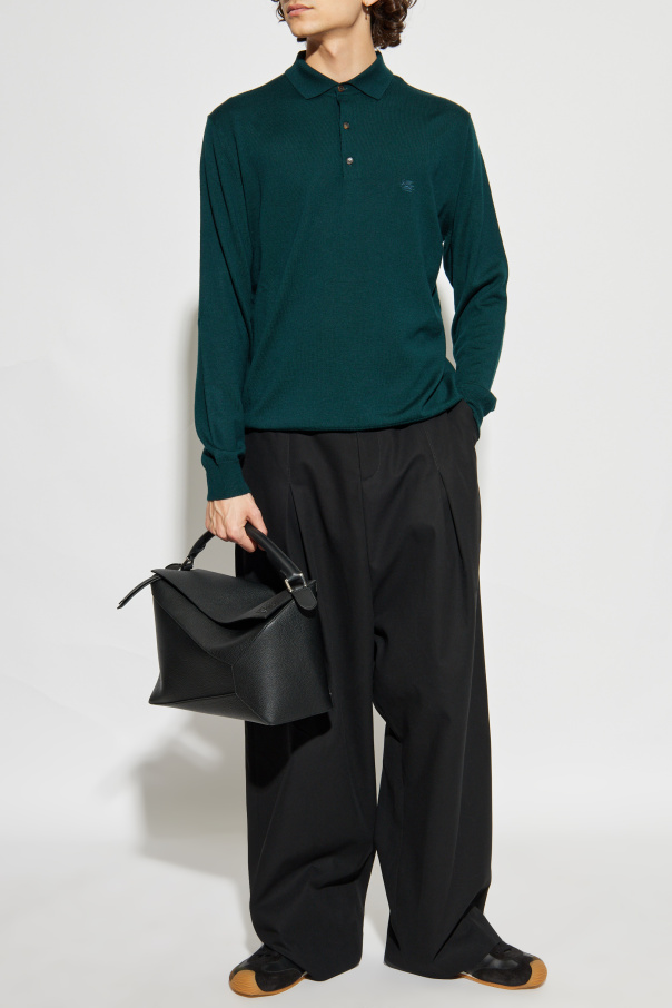 Etro Polo de lana de manga larga