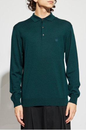 Etro Polo de lana de manga larga