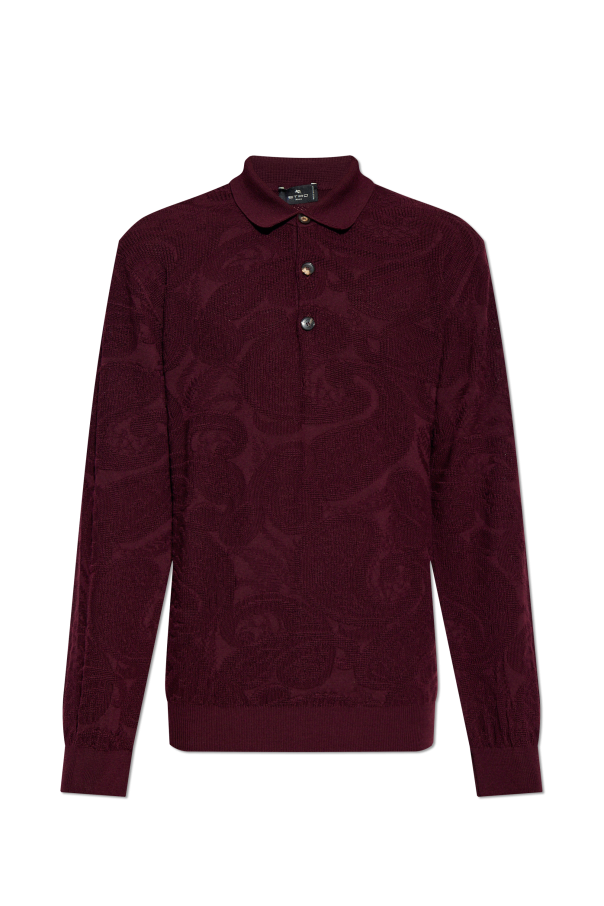 Long-sleeve polo od Etro