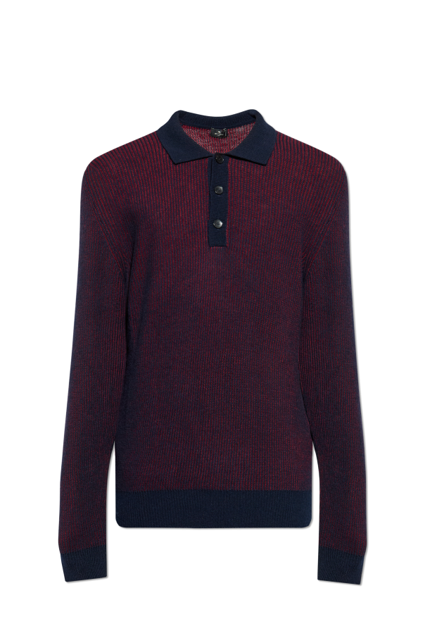 Etro Polo de manga larga