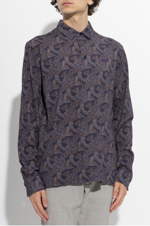 Etro Polo estampado de manga larga