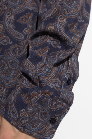Etro Polo estampado de manga larga