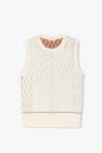Wales Bonner WHITE ‘Legacy’ cotton vest