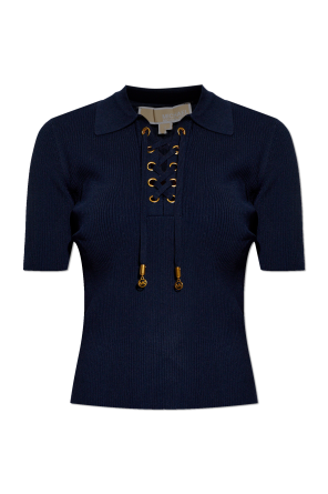 Prążkowane polo