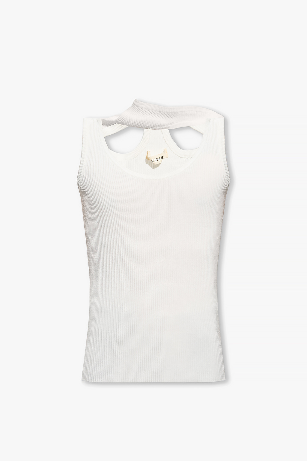 Ladies Sleeveless White Plain Tank Top, Size: S, M and L at Rs 200