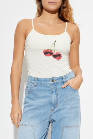 Willy Chavarria Cotton Top ‘Cherry Cholita’