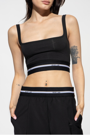 Helmut Lang Crop top with logo