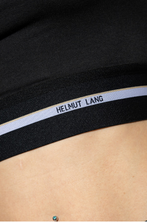 Helmut Lang Crop top with logo