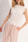 Kate Spade Openwork sleeveless top